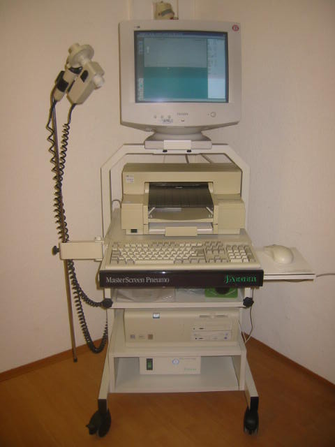 Jäger/HP/Dell Master Screen Pneumo Ergospiro-Meßplatz